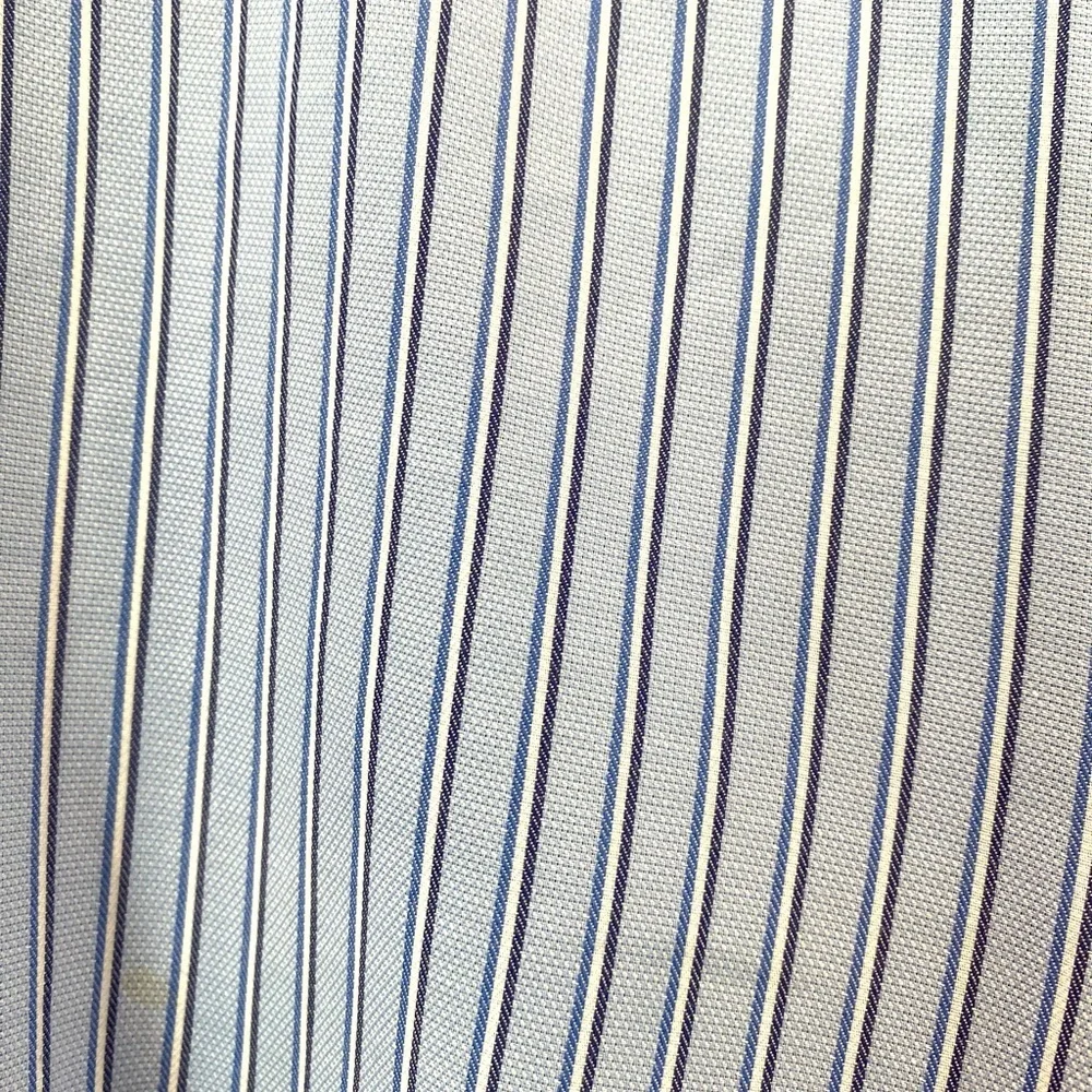 Boss Hugo Boss Sharp Fit Dress Shirt Light Blue Pinstripe Men’s Size 16.5